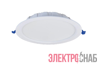 Светильник светодиодный FD 10 R 30W OP 940 D200 WH IP44 231х47мм 30Вт 4000К Ra 90 IP44 встраив. бел. даунлайт Русский Свет 11041023234