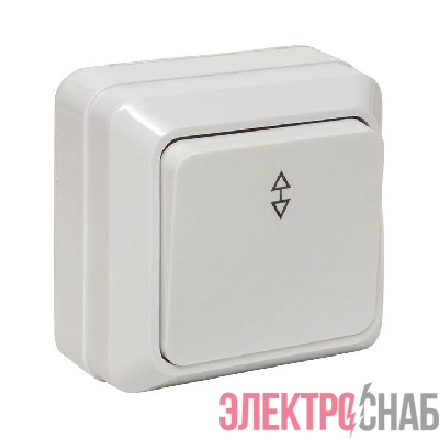 Переключатель проходной 1-кл. ОП Рим 10А IP20 бел. EKF ENV10-025-10