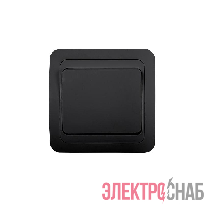 Выключатель 1-кл. CLASSICO 2021B черн. IN HOME 4690612061078