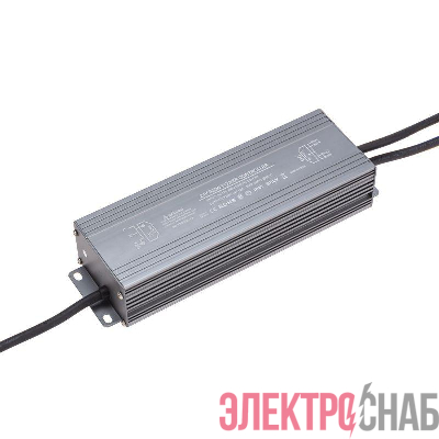 Источник питания (драйвер) 24В 300Вт IP67 с проводами влагозащ. Rexant 200-1007