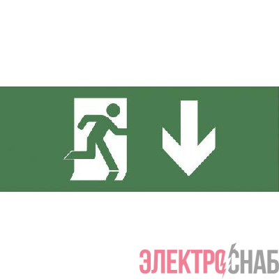 Этикетка самоклеящаяся 350х130мм "Фигура/стрелка вниз" SSA-101 INFO-SSA-103 ЭРА Б0048472