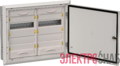 Корпус ЩРв-48 (2х24) TITAN 5 505х625х130 IP31 метал. сер. IEK TI5-50-V-2X024-31-7035