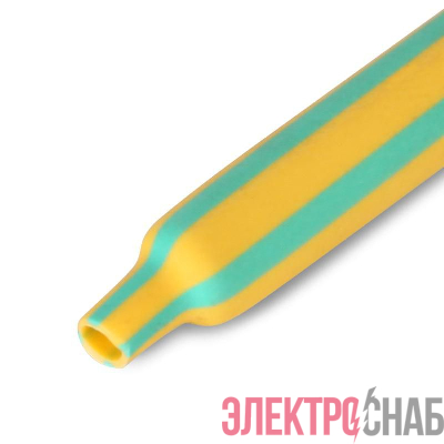 Трубка термоусадочная ТУТнг-LS-8/4 желт./зел. (уп.100м) КВТ 60105