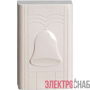 Звонок проводной Гонг электромеханич. гонг два удара 220В 80-90дБА свет. беж. Тритон ГН-01С