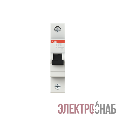 Автоматический выключатель 1п SH201 B40 6,0кА ABB 2CDS211001R0405