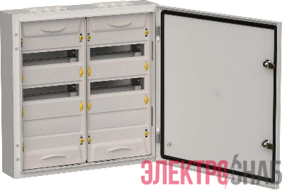 Корпус металлический ЩРн-72 (2х36) 585х570х140 IP54 сер. TITAN 5 IEK TI5-50-N-2X036-54-7035