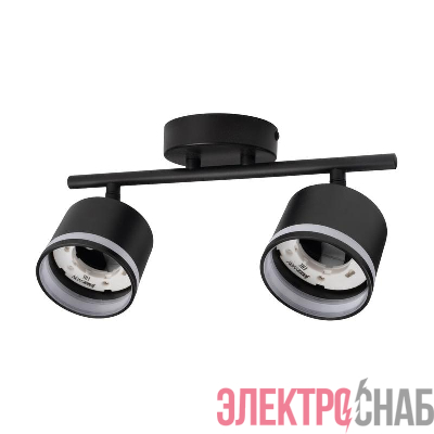 Светильник PCL-0702 max 20Вт (каждая лампа) 2xGX53 IP20 230В BL настен./потолочн. декор. под лампу JazzWay 5066809