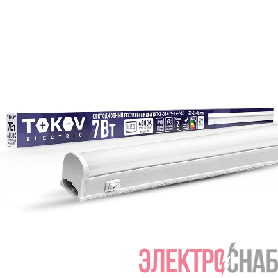 Светильник светодиодный ДБО Т5 7Вт 4К IP40 TOKOV ELECTRIC TKE-DBO-T5-0.6-7-4K