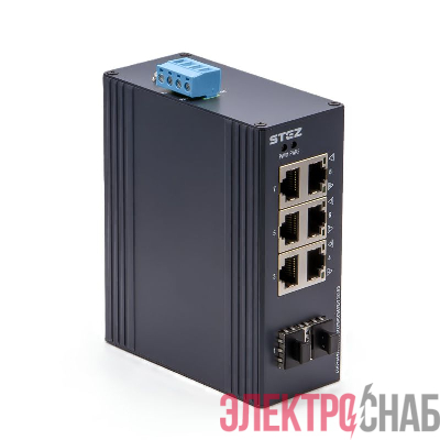 Коммутатор промышленный STEZ1006-2SFP-T СТЭЗ 70310006