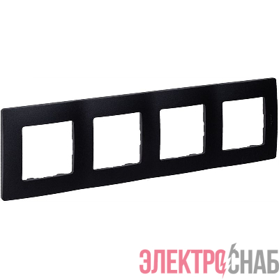 Рамка 4-м СП Etika IP20 антрацит IEK 672584