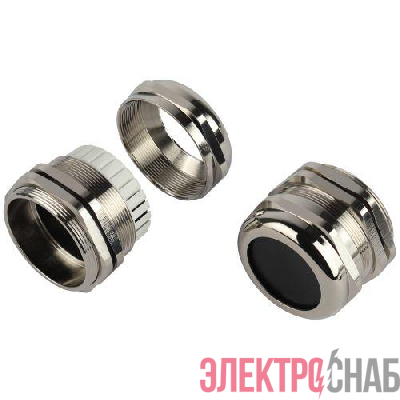 Ввод кабельный (сальник) PGM 48 d37-44мм (d отверст. 60мм) IP68 латунный (уп.2шт) Эра Б0065214