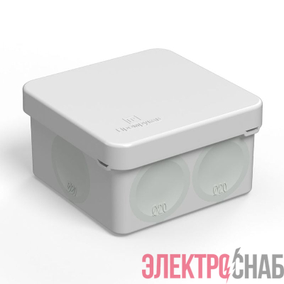 Коробка распределительная ОП для прямого монтажа двухкомпонентн. безгалогенная (HF) 70х70х40 Промрукав 60-0200