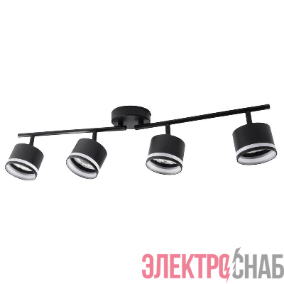 Светильник PCL-0804 max 20Вт (каждая лампа) 4xGX53 IP20 230В BL настен./потолочн. декор. под лампу JazzWay 5066922