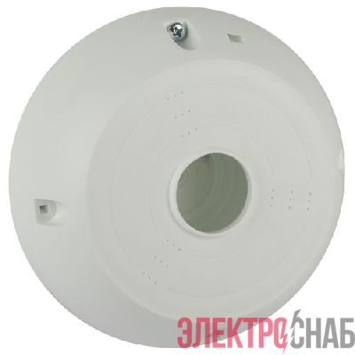 Коробка монтажная для камер видеонаблюдения 131х41.5мм IP55 бел. KOR-MV-131-41.5-W-55 ЭРА Б0062814