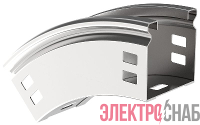 Угол для лотка плавный 45град. 100х50 В20 ESCA IEK CPV41-0-45-050-100