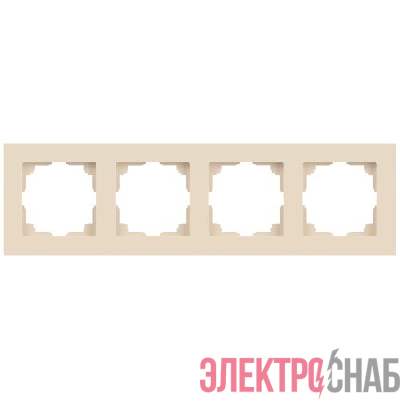 Рамка 4-м СП Accent 6-504-02 сл. кость Intro Б0063761