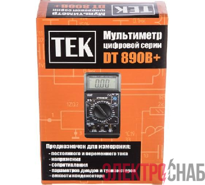 Мультиметр DT 890 B+ Ресанта 61/10/224