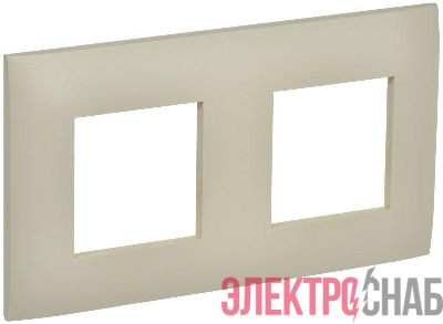 Рамка 2-м SKANDY SK-F01B беж. IEK SK-M22-K10