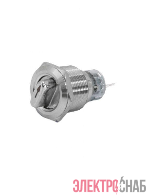 Переключатель GQ22-L-11X/23/S IP40 1НО+1НЗ на 2 положения без фиксации I-II d22мм метал. Электротехник ET259209