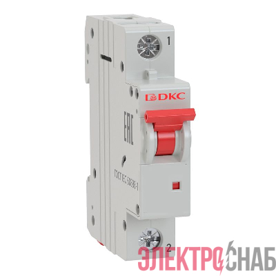 Выключатель автоматический модульный 1п C 63А 6кА MD63 YON MD63-1C63-6