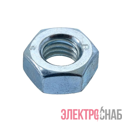 Гайка шестигранная М10 DIN 934 класс прочн. 8.0 цинк. пакет (уп.70шт) СТРОЙМЕТИЗ UTORM969089М10