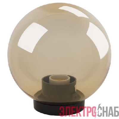 Светильник садово-парковый Шар D200мм E27 зол. НТУ 01-60-203 ЭРА Б0048056