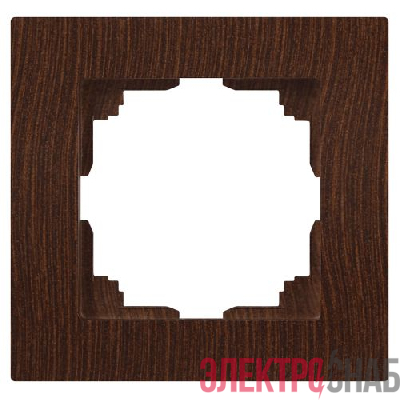Рамка 1-м СП Accent 6-501-10 венге Intro Б0063770