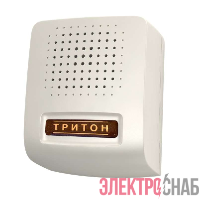 Звонок проводной Соло соловей 220В 80-90дБА бел. Тритон СЛ-05
