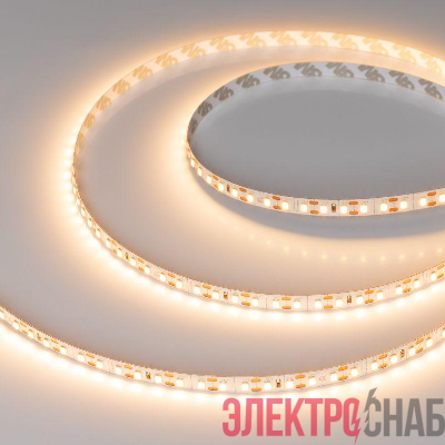 Лента светодиодная FC-A120-8mm 24V Warm2700-CX1 5Вт/м IP20 резка 1 светодиод (уп.5м) Arlight 052928