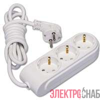 Удлинитель 3х5м с заземл. 16А IP20 защ. шторки Makel N3210063