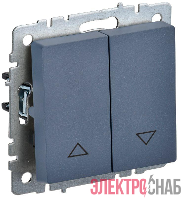 Выключатель жалюзи СП BRITE ВС10-1-5-БрМ 10А механизм маренго IEK BR-V15-0-10-K35