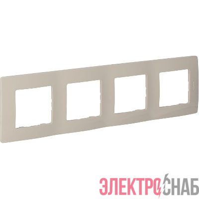 Рамка 4-м СП Etika IP20 сл. кость IEK 672514