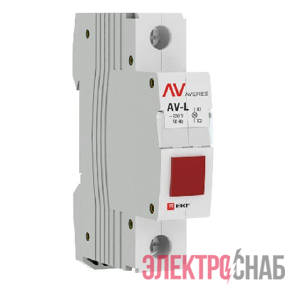 Лампа сигнальная AV-L красн. EKF av-l-red-averes