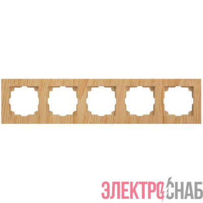 Рамка 5-м СП Accent 6-505-11 сосна Intro Б0063745