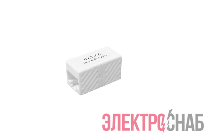 Адаптер проходной 8P8C(RJ-45) кат.5E UTP TOKOV ELECTRIC TKE-IC-8P8C-5E-UTP