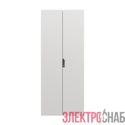 Дверь двойная сплошная IT-CQE 1200х600 RAL7035 DKC RGITCPED1260
