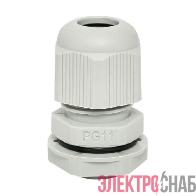 Сальник PG11 d5-10мм (d отверст. 19мм) IP54 PROxima EKF plc-pg-11-r