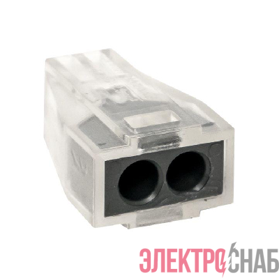 Клемм с пастойа строительно-монтажная СМК 773-102 2-проводная 1.0-2.5кв.мм с пастой (уп.100шт) PROxima EKF plc-smk-102