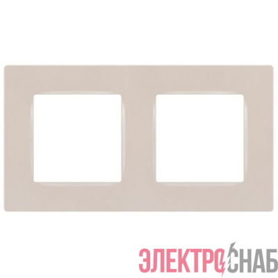 Рамка 2-м 12-5202-15 Классик перламутр. Эра Б0067792