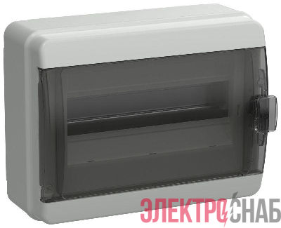 Корпус КМПн-12 TEKFOR IP65 черн. прозр. дверь пластик. IEK TF5-KP72-N-12-65-K03-K02