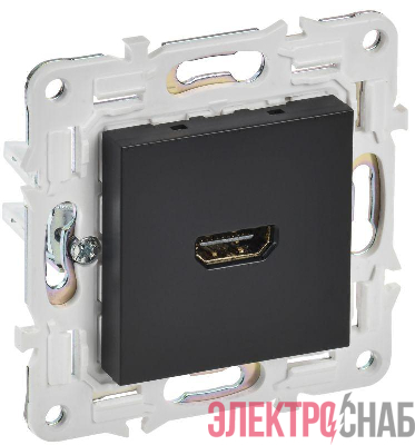 Розетка HDMI SKANDY SK-H01Bl черн. IEK SK-H10-K02