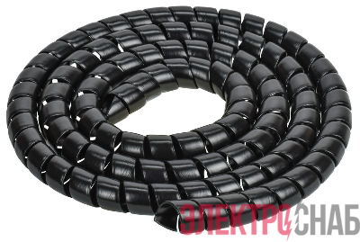 Спираль монтажная СПГ-25 черн. (уп.2м) IEK USWB1-25-02-K02