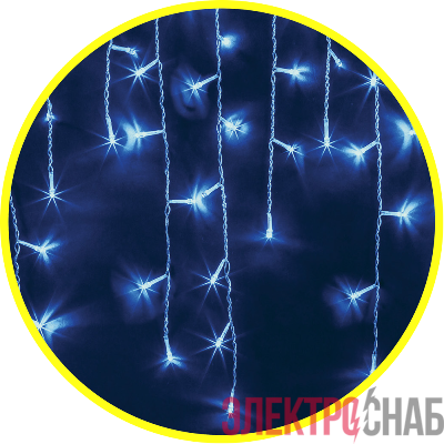 Гирлянда светодиодная "Бахрома" 93 643 NGF-D021-02 2х0.5м 100LED B IP44 эффект мерцания TR Navigator 93643