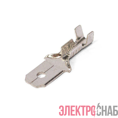 Разъем плоский неизолир. (папа) РП-П(л) 2.5-(6.3) КВТ 89247