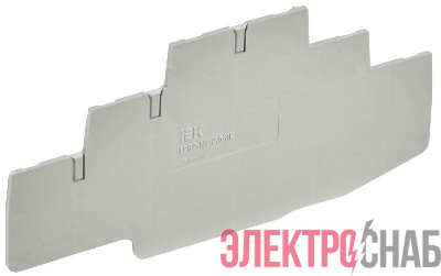 Заглушка для CP-ML 3 ур. 2.5кв.мм сер. IEK YCT23-00-3-K03-002-ZGL