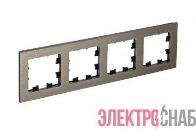 Рамка 4-м AtlasDesign Nature метал. латунь SE ATN312204