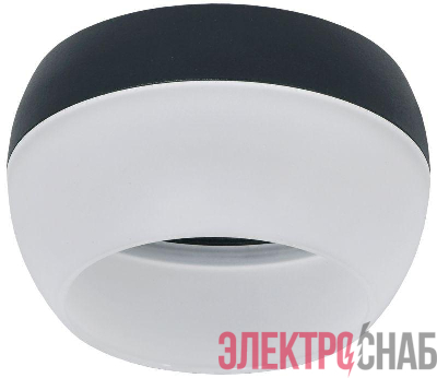 Светильник 4010 накладной потолочный под лампу GX53 черн. IEK LT-UPB0-4010-GX53-1-K02