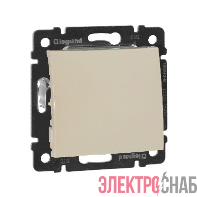 Выключатель 1-кл. СП Valena 10А IP31 250В механизм сл. кость IEK 774301