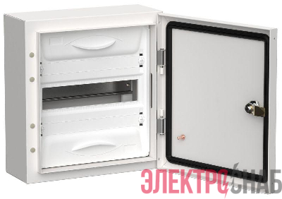 Корпус металлический ЩРн-12 (1х12) 335х310х140 IP54 бел. (одна дверь) TITAN 5 IEK TI5-50-N-012-54