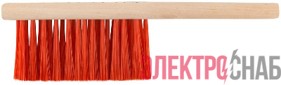 Щетка-сметка искусств. щетина деревянная ручка 3-х рядная 280мм КУРС 68031